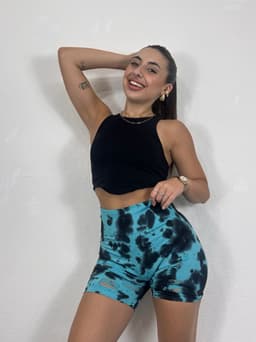 Short con Push Up Tie-dye - imagen
