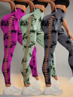Calza batik push up y agujero al lado - imagen