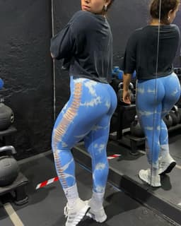 Calza batik push up y agujero al lado - imagen