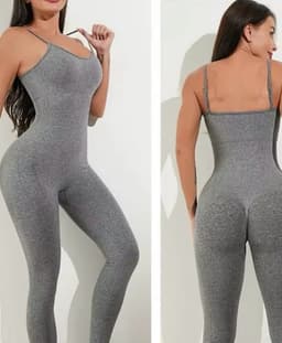Catsuit enterito deportivo con push up - imagen