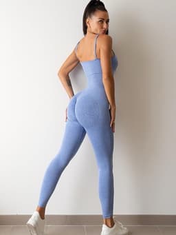 Catsuit enterito deportivo con push up - imagen
