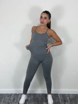 Catsuit enterito deportivo con push up - imagen