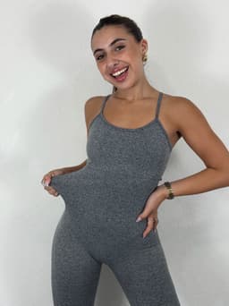 Catsuit enterito deportivo con push up - imagen