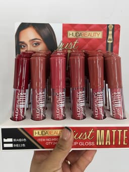 Labial mates con colores tonos rosa - imagen