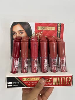 Labial mates con colores tonos rosa - imagen