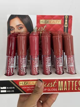 Labial mates con colores tonos rosa - imagen