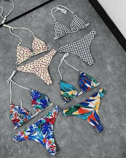 Bikini colaless 2 piezas Diseños Variados - imagen