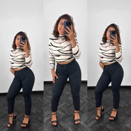 Jean mom negro - imagen