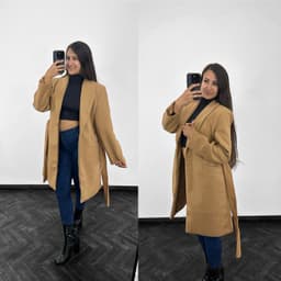 Saco gabardina de mujer super elegante - imagen