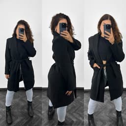 Saco gabardina de mujer super elegante - imagen