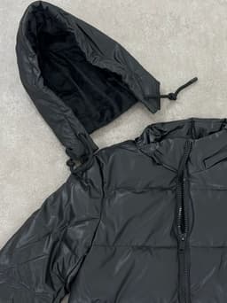 Campera puffer larga forrada - imagen