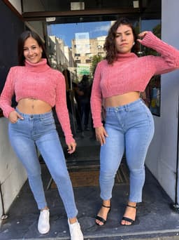 Jean azul claro modelo FIT - imagen