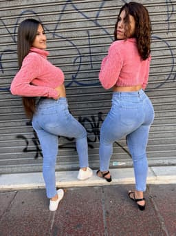 Jean azul claro modelo FIT - imagen