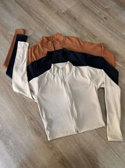 Campera morley con cierre tela Ribana - imagen
