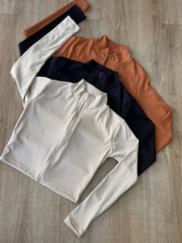 Campera morley con cierre tela Ribana - imagen