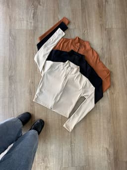 Campera morley con cierre tela Ribana - imagen
