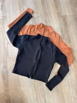 Campera morley con cierre tela Ribana - imagen