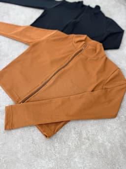 Campera morley con cierre tela Ribana - imagen
