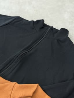 Campera morley con cierre tela Ribana