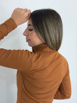 Campera morley con cierre tela Ribana - imagen