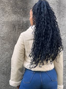 Campera Gamulan con corderito para dama - imagen