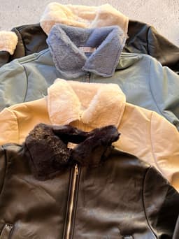 Campera Gamulan con corderito para dama - imagen