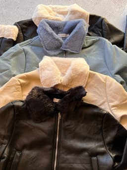 Campera Gamulan con corderito para dama - imagen