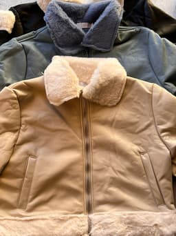Campera Gamulan con corderito para dama - imagen