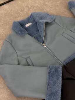 Campera Gamulan con corderito para dama - imagen