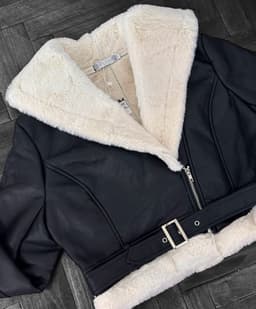 Campera Gamulan con corderito de dama - imagen