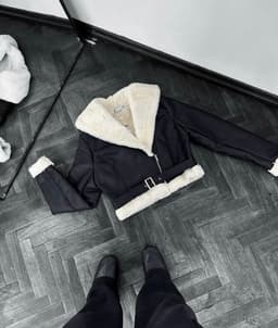 Campera Gamulan con corderito de dama - imagen
