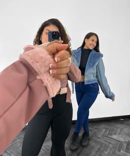 Campera Gamulan con corderito de dama