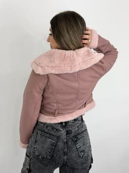 Campera Gamulan con corderito de dama - imagen