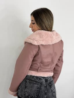 Campera Gamulan con corderito de dama - imagen