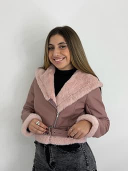Campera Gamulan con corderito de dama - imagen