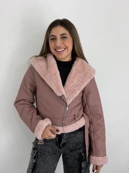 Campera Gamulan con corderito de dama - imagen
