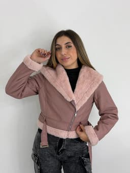 Campera Gamulan con corderito de dama - imagen