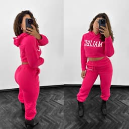 Conjunto Malibu buzo corto y pantalon deportivo - imagen