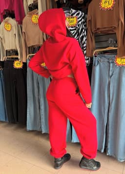 Conjunto Malibu buzo corto y pantalon deportivo - imagen