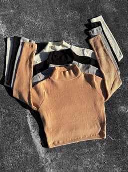 Polera Morley peludita tipo top - imagen