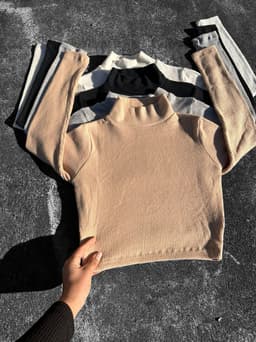 Polera Morley peludita tipo top - imagen