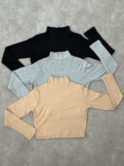 Polera Morley peludita tipo top - imagen
