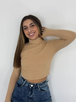 Polera Morley peludita tipo top - imagen
