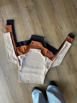 Polera morley cuello entero ribana - imagen