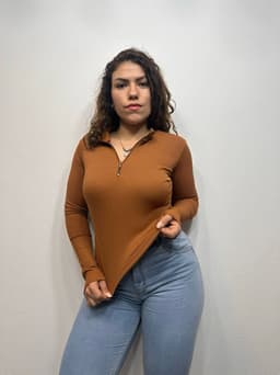Polera Morley Ribana con cierre - imagen
