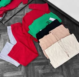 Conjunto de buzo y palazo Granate - imagen