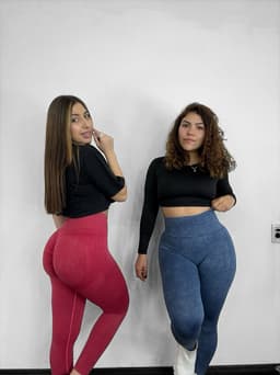 Calza difuminada con push up - imagen