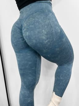 Calza difuminada con push up - imagen