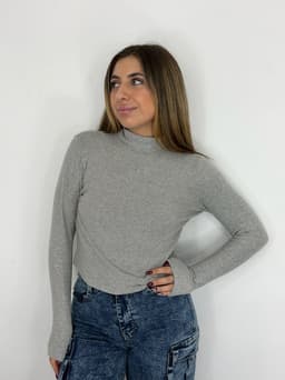 Polera morley peludita basica - imagen