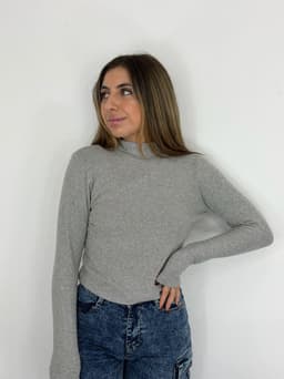 Polera morley peludita basica - imagen